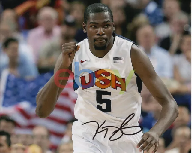 KEVIN DURANT SIGNED AUTOGRAPHED 8x10 PHOTO TEAM USA reprint