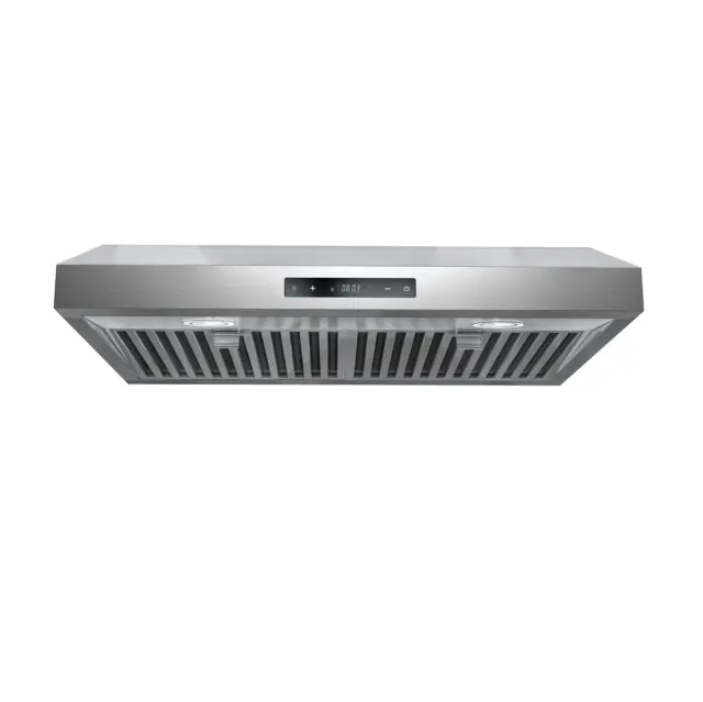 Stainless Steel 30" Range Hood Under Cabinet Kitchen Dual Motor Kitchen Fan