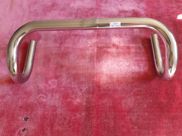 Guidon Vélo Vintage Acier 480 Mm - Cintre 25 Mm - Pour Vélo De Route/course - Occasion