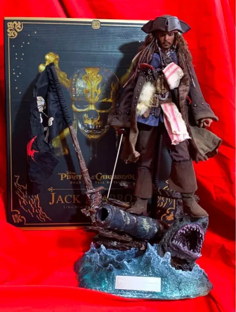 Hot Toys Dx15 1/6 Pirates Of The Caribbean Jack Sparrow Action Figure F/S