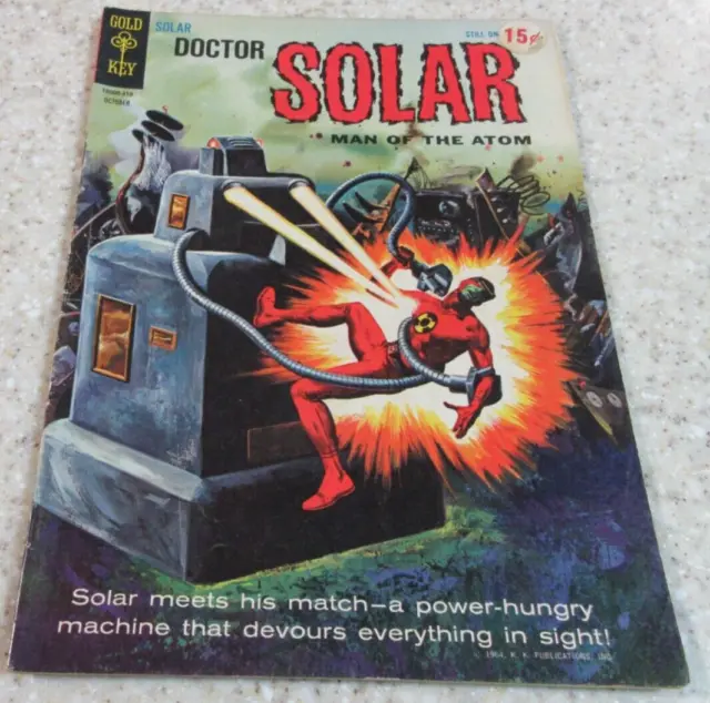 Doctor Solar Man of the Atom 9 (FN/VF 7.0) 1964, 30% off Guide = $19.60