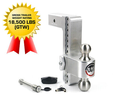 WeighSafe 180HITCH LTB10-2.5-KA 10" Drop Hitch 2.5" Receiver 18500 +Receiver Pin