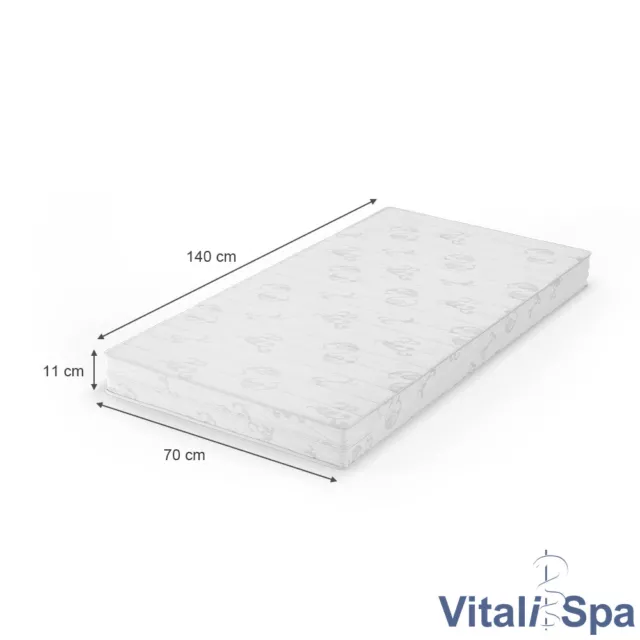 VitaliSpa Calma Comfort Premium Marchi Schiuma fredda Schiuma Materasso Bambini 3