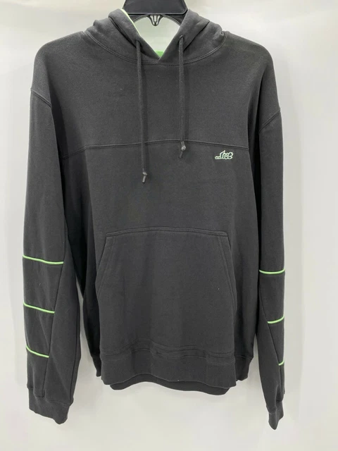 Lost Enterprise Hoodie Mens Small Gray Green Hooded Sweatshirt