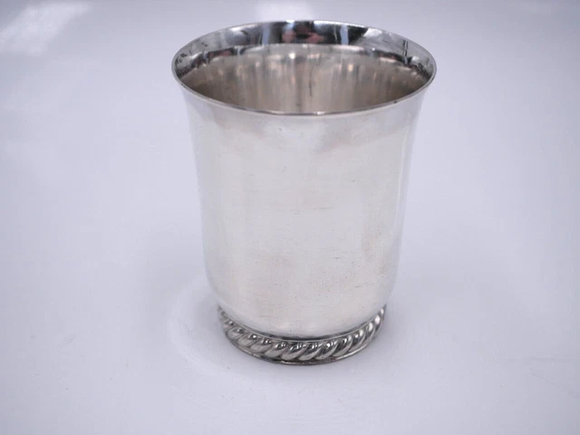 BELLE TIMBALE TULIPE 115 Grs En Argent Massif Poincon Minerve Aucune ...