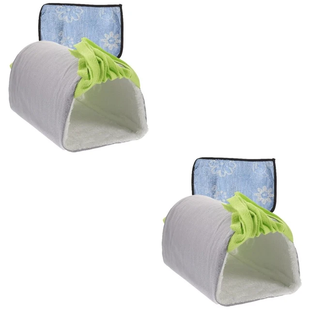 2 PIEZAS Tienda de hámster túnel para animales pequeños nido de túnel de hámster peluches conejillos de indias