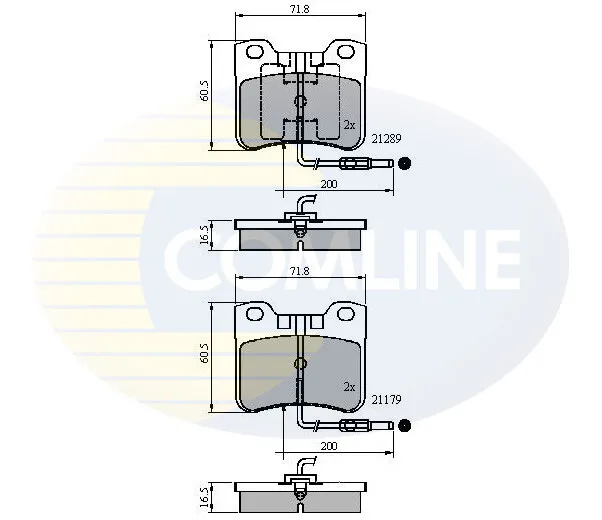 Brake Pad To Fit Citroen AX 86->98, Saxo 96->03, Mega Club 92->99, Peugeot 106 9