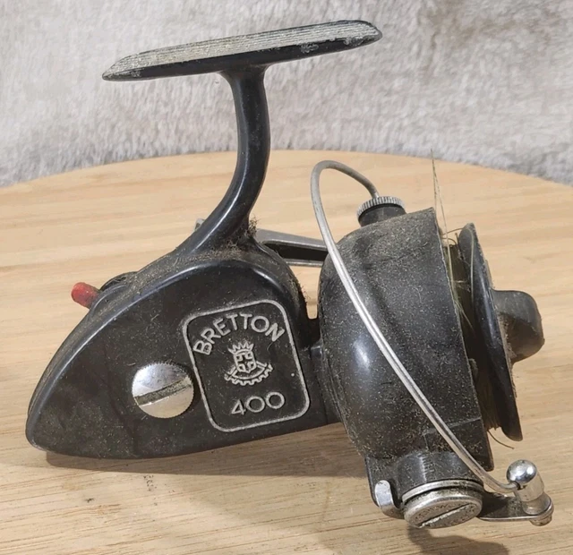 Vieux Moulinet De Pêche BRETTON 205S, Bâti Rond, Fabrication Française