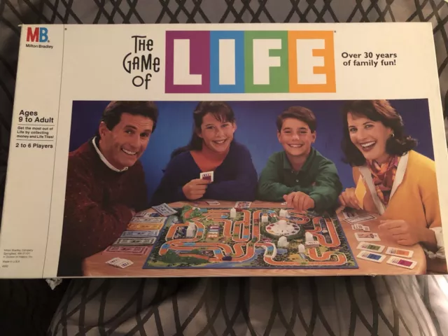 Vintage 1991 The Game of Life Board Game Milton Bradley