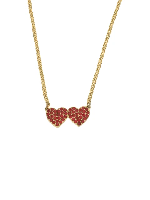 Kate Spa de New York ◆ Necklace / Yours Truly Pave Heart Mini Pendant