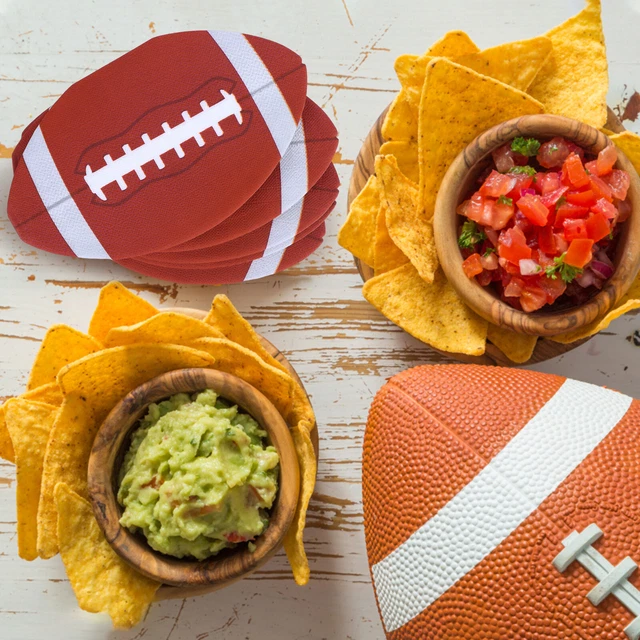 400Pack Football Party Napkins Football Shape Paper Napkins