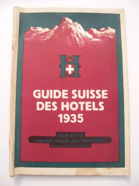 Guide Suisse des Hôtels 1935