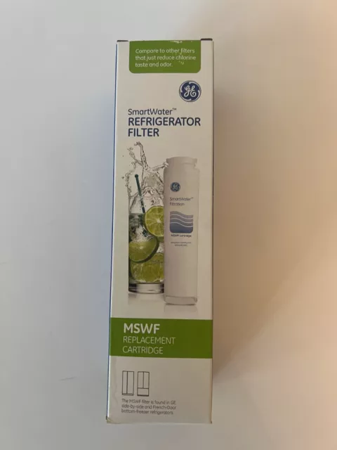 New Genuine GE MSWF Smart Water Refrigerator Water Filter Replacement Cartridge