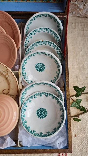 ANCIENNE DINETTE POUPEE JOUET ENFANT FILLE PORCELAINE MADE IN RDA dans coffret EUR 15,00 - FR