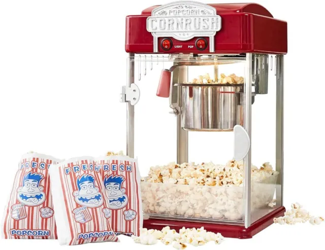 Popcorn Popper Machine-4 OZ Vintage Professional Popcorn Maker Theater Style