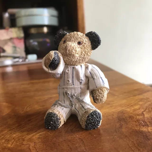 peter Jager 1993 Adrian Hand painted  ceramic bear