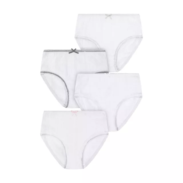 Buyless Fashion Little Girl Toddler Assorted Cotton Big Kids Panties 4 Pack