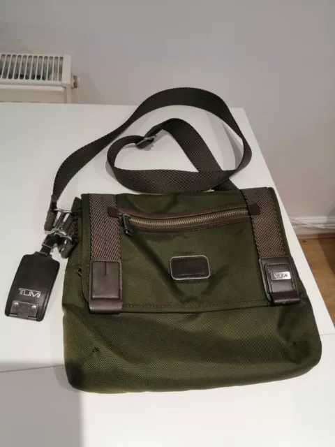Tumi Alpha Bravo Beale Mini Messenger Bag Ballistic Nylon - Excellent Condition
