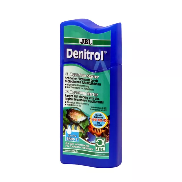 JBL Denitrol 250 ml - Bakterienstarter Nitrit Aufbereitung Aquarium Fische