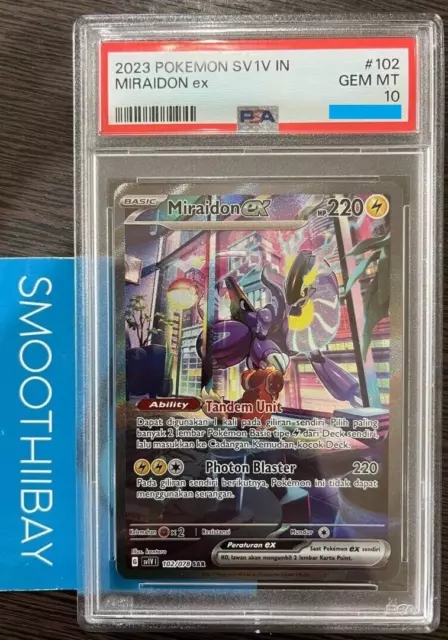Pokemon Card Miraidon ex UR 106/078 SV1V Scarlet & Violet ex Holo Japanese  NM