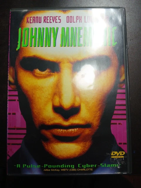 JOHNNY MNEMONIC DVD, 1995) Keanu Reeves Dolph Lundgren Dina Meyer EUR 5 ...