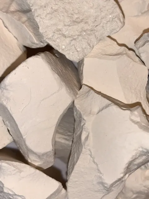 SMALL PIECES Grandma's Georgia White Dirt Kaolin Clay Edible Chalk
