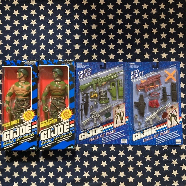 HASBRO 1/6 GI-JOE HOF CAMO DUKE & ROADBLOCK Figura Set de 4 Nuevo