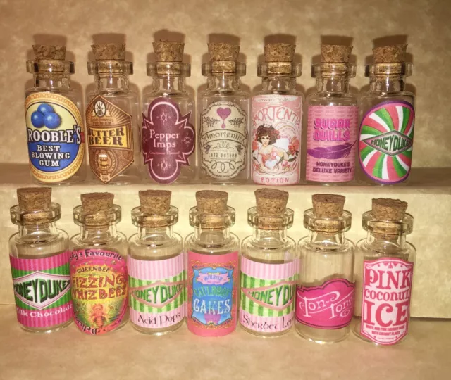 LABELS ONLY 1” Halloween Small Apothecary Potion Bottles Harry Potter Honeydukes