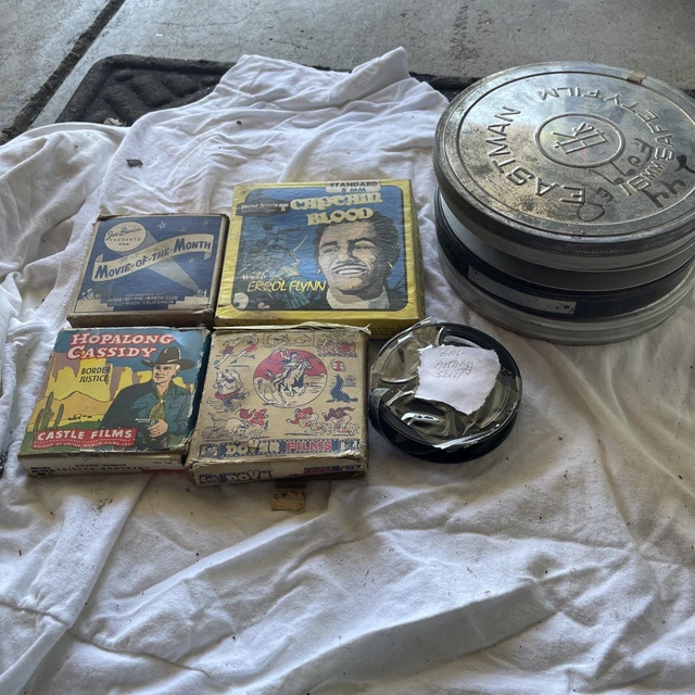 Movies/Film 16mm &8mm HOPALONG CASSIDY/TOM MIX/ERROL FLYNN & MORE LOOK!