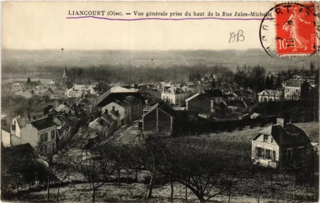CPA LIANCOURT - General view taken from the top of Rue Jules Michelet (423425)