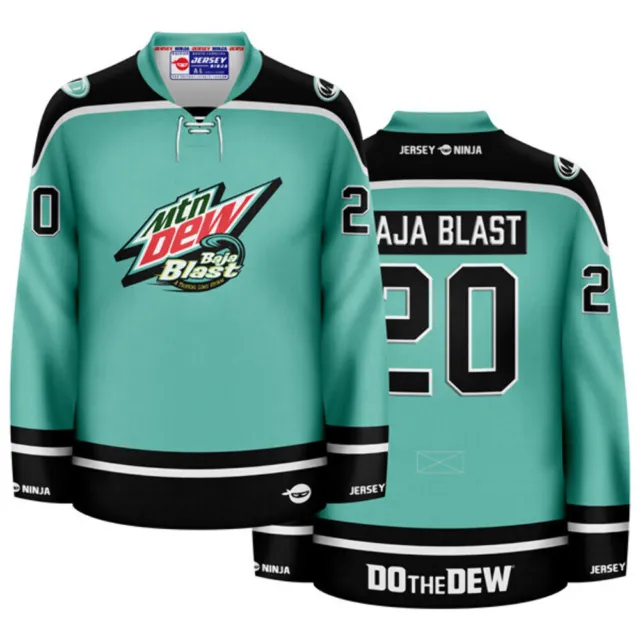 Mountain Dew Baja Blast Teal Hockey Jersey