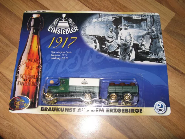 Bierzug Einsiedler Nr. 2, LKW Magirus Deutz 1917, H0 1:87 TOP unbesp. in OVP