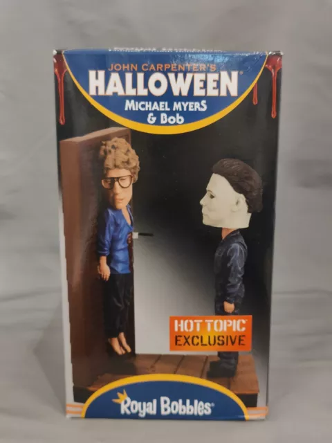 Royal Bobbles Halloween Michael Myers & Bob Hot Topic Exclusive Bobblehead NEW!