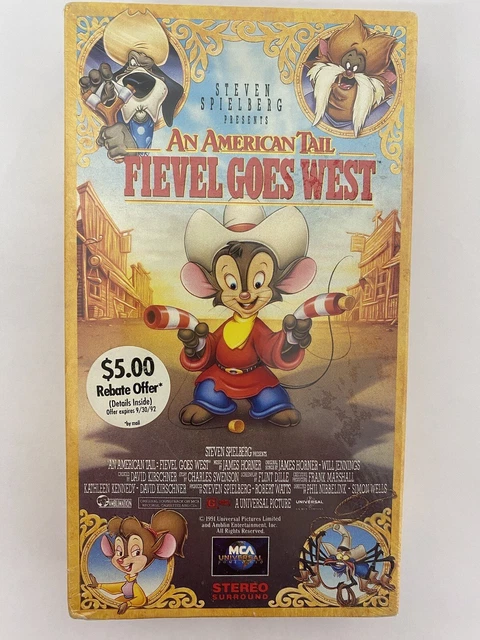 AN AMERICAN TAIL Fievel Goes West VHS 1991 neuf scellé EUR 5,62 ...