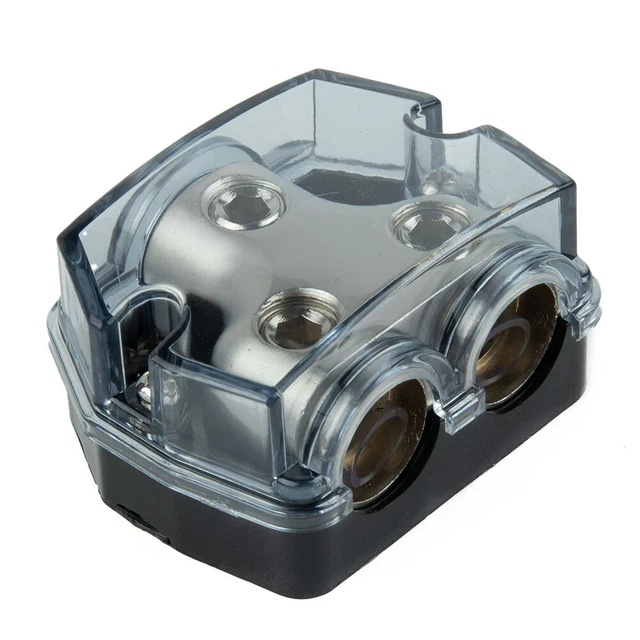 Blocco distributore audio di corrente e di massa efficiente per sistema audio auto