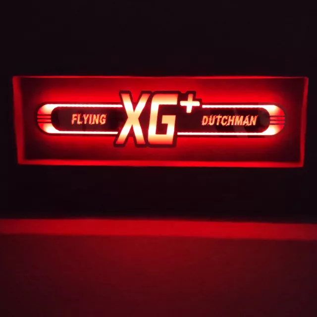 DAF XG+ LED Spiegel LKW Truckerschild Leuchtschilder Rückwandschilder D04-RED