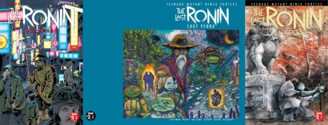 TMNT LAST RONIN THE LOST YEARS 2 COVER A B C SET NM  idw 2023