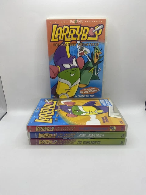 Larryboy Cd LARRYBOY THE CARTOON Adventures 4 DVDs TV Series, Animated, DVD) R4 ...
