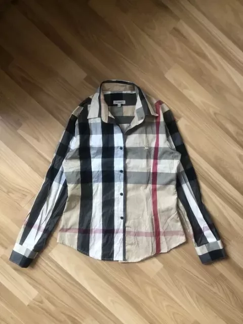 original auth womens shirt Burberry size L(s-m)