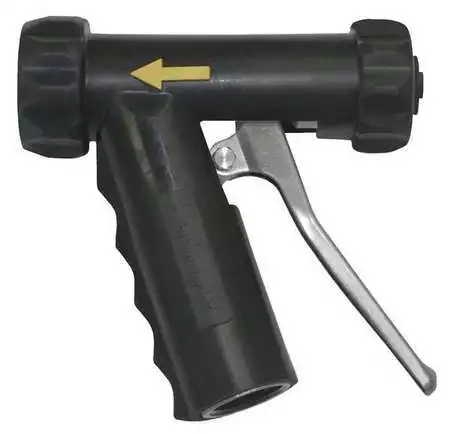 Sani-Lav N1ssb Pistol Grip Spray Nozzle, 3/4" Female, 150 Psi, 7 Gpm, Black