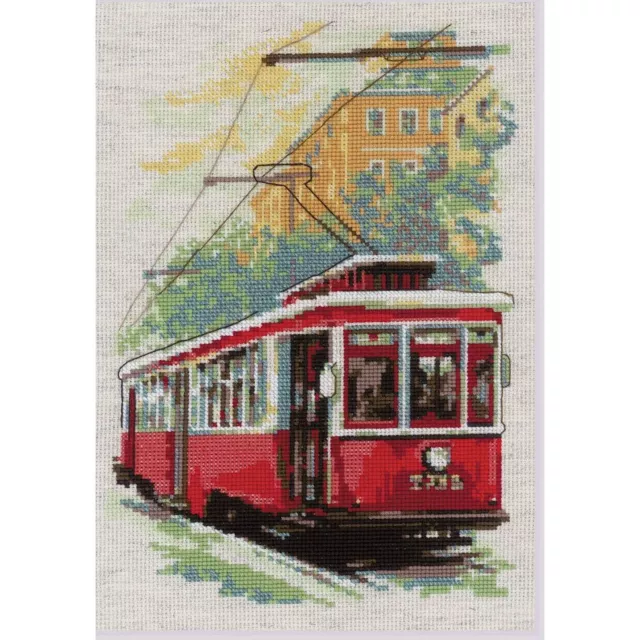 Kit point de croix  RIOLIS  Vieux tramway 2106