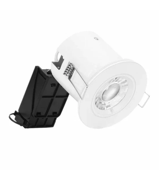 Aurora EN-DLM981X ""EFDPro"" downlight fisso fuoco GU10 + lunetta bianca