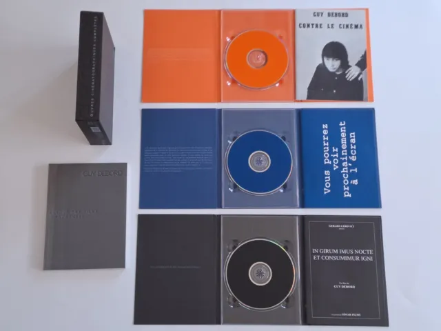 Guy Debord Oeuvres Cinématographiques Completes Coffret 3 DVD + 1 livre 2005