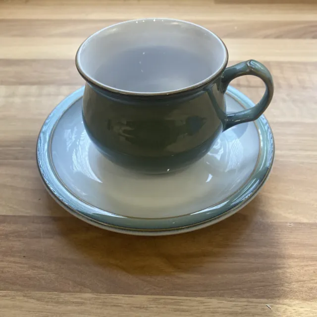 Denby Regency Green Tea Cup And Saucer  X 1