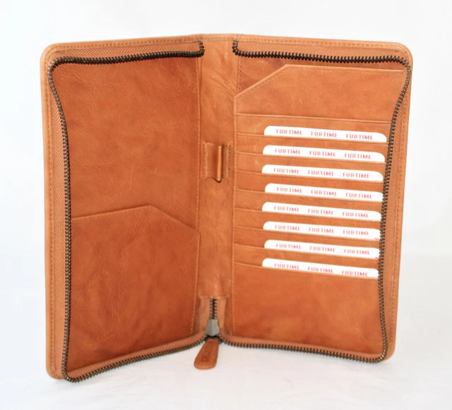 Portafoglio Porta Passaporto Medio Con Logo Empire In BRONZO/GHIANDA