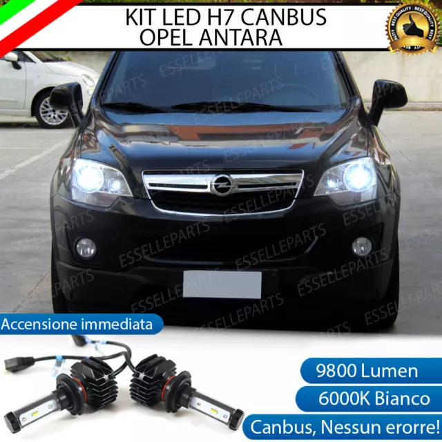 Kit Led H7 6000K Canbus Xenon 9800 Lm Lumen Opel Antara No Error