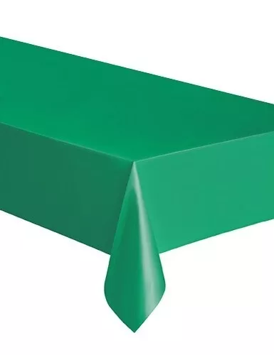 TOVAGLIA PLASTICA VERDE 130 X 190 CM tavolo