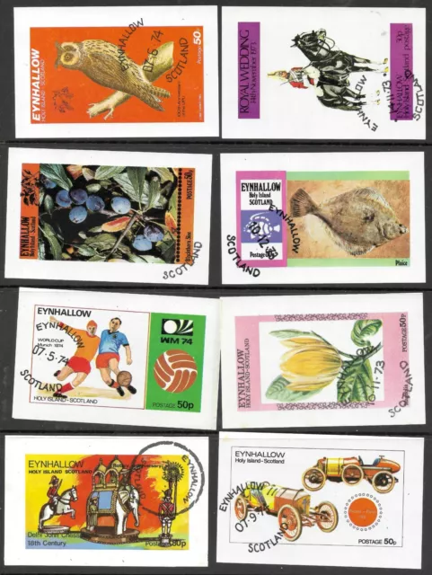 8 Cinderella Mini Sheets, Eynhallow (Holy Island) Scotland, Birds, Animals, &(N)