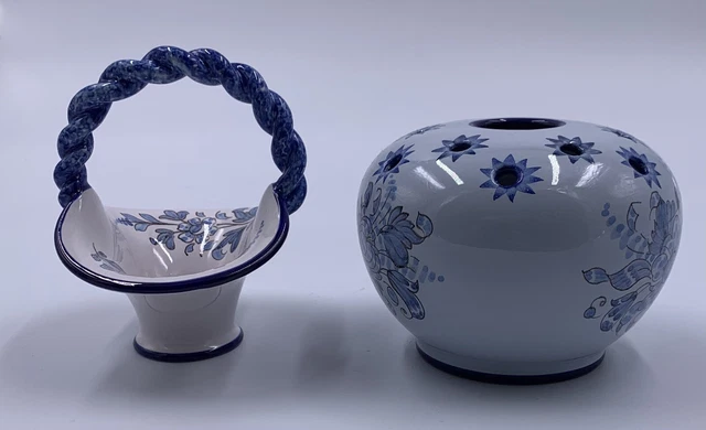 Vase pique fleurs et vide poches  FAIENCE DE NEVERS MONTAGNON 3