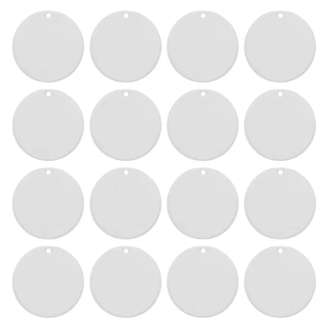 150 piezas cortadora de llaves acrílicas redondas en blanco 2 círculos acrílicos claros 2076